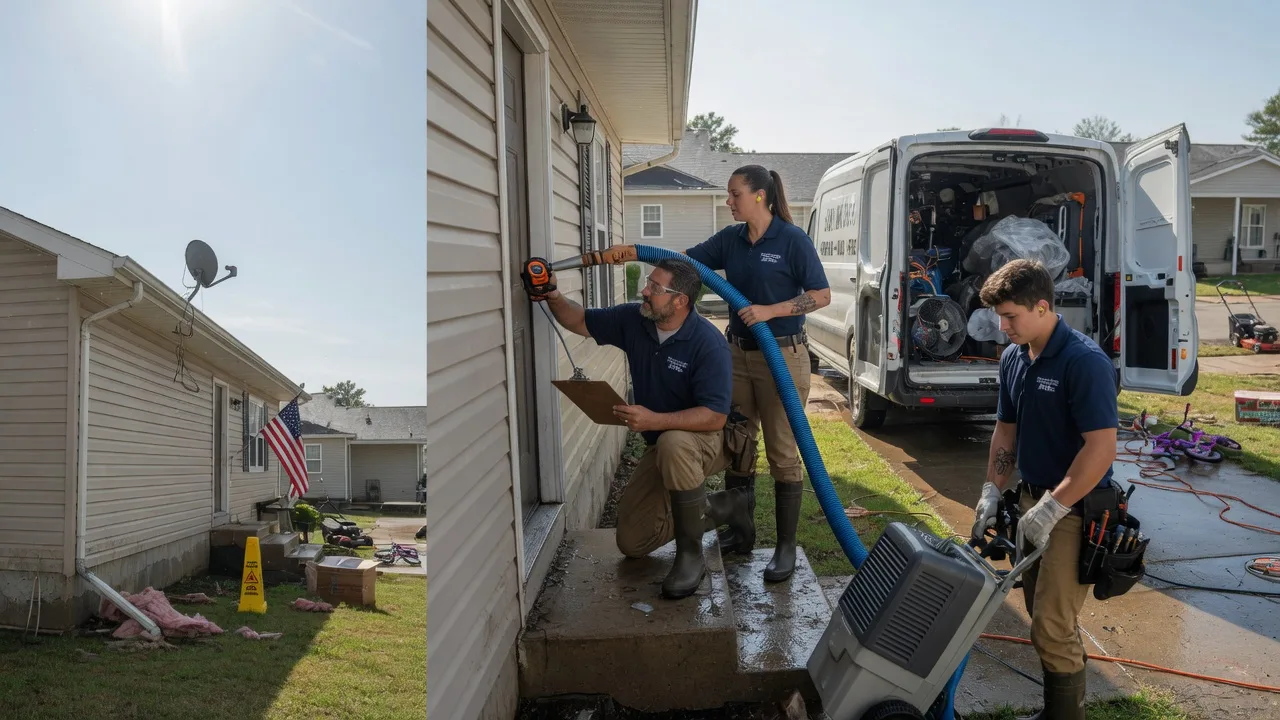 Ceiling Water Damage Restoration in Denton, MD near me